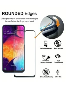 XINHONGYU Tempered Glass 4pcs Screen Protector Compatible With Samsung S24 Ultra S25 Ultra S25 S23 S22 S21 Plus 9H Hardness HD Anti-Fingerprint Anti-Scratch Bubble-Free Full Screen Protection Smartphone Display Spring Gift Birthday Party - Clear - View 4