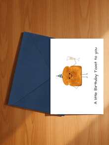 1 thiệp chúc mừng sinh nhật hài hước/ Thiệp chúc mừng sinh nhật cá nhân hóa/ Thiệp chúc mừng sinh nhật vui nhộn "Chúc mừng sinh nhật bạn"/ Thiệp chúc mừng sinh nhật cá nhân hóa mang ý nghĩa chữa lành, thích hợp làm quà tặng sinh nhật vui nhộn cho bạn bè và gia đình (Bao gồm 1 thiệp/1 phong bì, kích thước 4.3" x 6.3") - Kiểu A - Xem 13