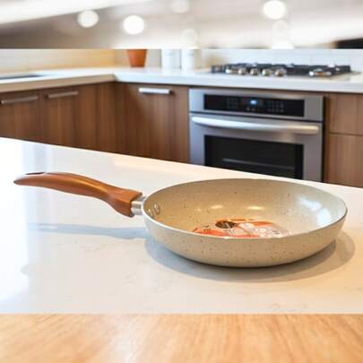 Frigideira Antiaderente Cêramica 20cm 750ml Cabo que não esquenta - OIKOS