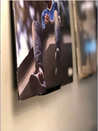 1 Pack Minimalist Vinyl Record Holder Album Wall Mount Display Rack Record Player Stand Storage Rack Record Rack Record Frame Shelf