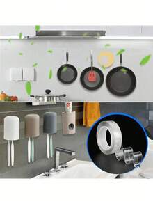 1 Roll High Adhesive Nano Double-Sided Tape, Residue-Free Attachment, Comes With - Multicolor - View 3