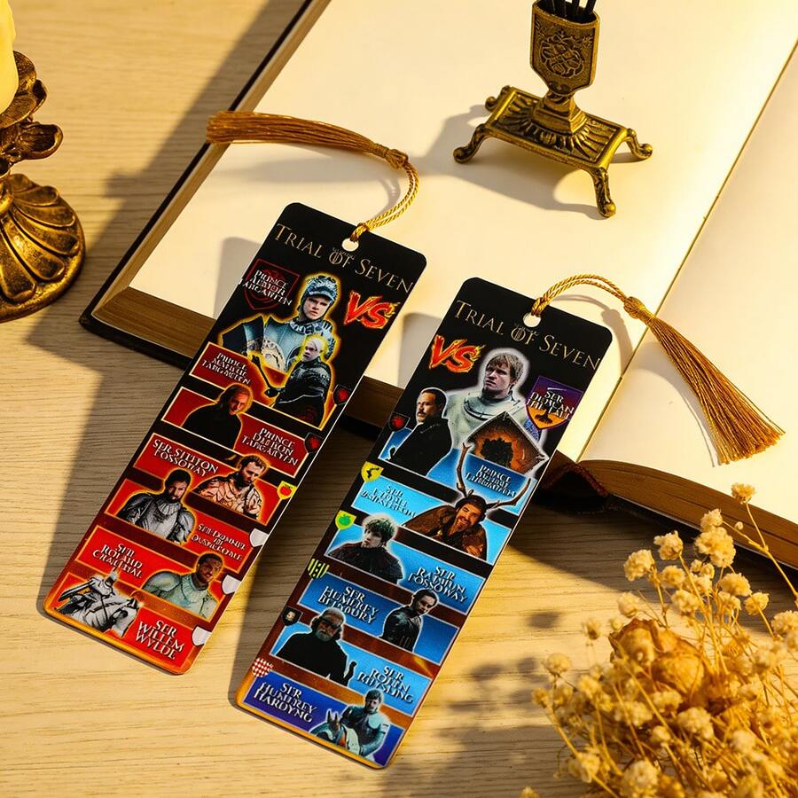 七国骑士亚克力书签 动漫爱好者收藏品 周边礼品 爱书人 书饰 文具