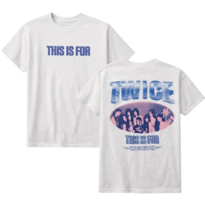 Camiseta pop-up de la gira TWICE This Is For 2026 en Los Ángeles