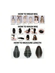 女士渐变金色波浪卷隐形刘海合成假发，灰色和金色，150%密度高温纤维，自然逼真 - 香檳色 - 查看 10