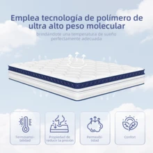 DreamFit Mattress Pads - Blue and White - View 6