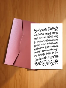 1 Bộ thiệp "Em Là Tình Yêu Của Anh"/Thiệp Valentine, Thiệp dành cho người yêu/Thiệp Anh Yêu Em/Thiệp tình yêu/Thiệp dành cho bạn trai/Thiệp sinh nhật bạn trai - Kiểu A - Xem 25