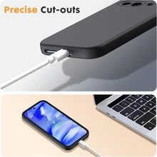 黑色哑光手机壳，兼容G86/G84/G72/Edge 60 Fusion/G Stylus 5G (2025)/G85/Pixel 10/Pixel 10 Pro/Pixel 9系列。触感柔软舒适，防滑、防汗、防指纹。提供防刮擦和防摔保护。 - 黑色 - 查看 2