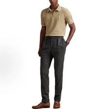 Polo Ralph Lauren Men's Classic Stretch Mesh Short Sleeve Polo With Embroidered Logo - 杏色 - 查看 4