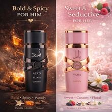 Lattafa Yara Elixir Eau De Parfum 100 Ml Para Mujer & Asad Elixir by Lattafa for Men - 3.4 oz EDP Spray - Múltiples aromas - Ver 3