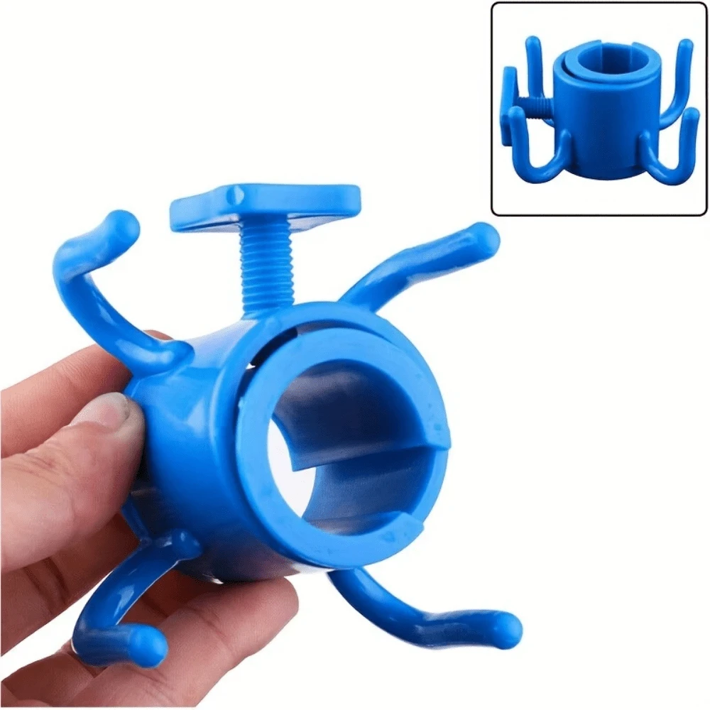 Adjustable Beach Umbrella Hook - 4-Claw Towel, Hat Rack For 0.75" To 1.26" Umbrella Pole, Durable Plastic Tent Accessories, Suitable For Towels, Cameras, Clothes, Hats And Backpacks - Ideal For Beach, Camping And Travel, Essential Beach And Camping Accessory - Multicolor - View 1