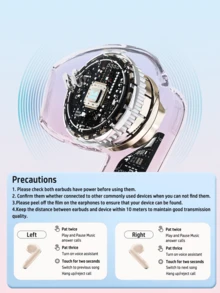 HP H10J 无线耳机 | 蓝牙 5.4 | IPX4 防水 | 30 小时播放时间 | 内置麦克风 | 带充电盒 - 查看 4