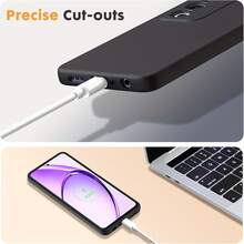 这款黑色磨砂手机壳兼容 RENO13/ Reno11/ A98/ Reno5 Lite/ Reno7 Lite/ Reno6 Lite 等系列手机。它触感柔软舒适，防滑、防汗、防指纹，耐磨防刮，并提供防摔保护。 - 黑色 - 查看 4