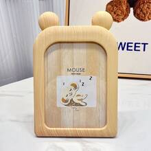 High-Quality Giraffe Shaped Photo Frame, Sturdy Backing, Suitable For Home Decor, Such As Wall And Desk Decoration In Boys' And Girls' Rooms - Multicolor - View 3