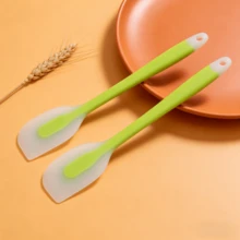 2/4pcs Silicone Spatula Set - Heat Resistant 450°F Flexible Scraper - Non-Stick Kitchen Utensils - Seamless Dishwasher (Lime/Sky Blue/Pink) - Multicolor - View 7