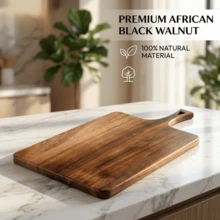 1 pièce Planche à découper en bois créative avec poignée, convient pour servir les aliments, couper le fromage, les fruits, le steak et pour le stockage. Ustensiles de cuisine en bois, plateau en bois, fournitures de cuisine - Tabac - Voir 10