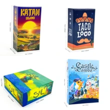 KATAN&Taco Loco&SAIL&Castle 组合 | 快速策略卡牌游戏 | 25 分钟游戏 | 2-6 名玩家 | 非常适合游戏之夜、社交聚会和生日派对。 - 彩色 - 查看 2