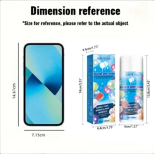 DOWMOO 1 pieza/30ml Spray brillante para ambiente de globos, Spray para globos, Spray brillante antioxidante de larga duración para la textura de la superficie de los globos, Regalo del Día de San Valentín para novio/novia - Multicolor - Ver 4