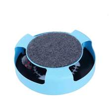1pc Rotating Cat Turntable Interactive Toy, Mouse Teaser Toy For Cats, Pet Supplies - Multicolor - View 7