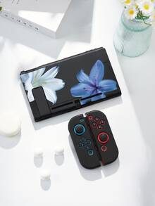 1 chiếc ốp bảo vệ/vỏ bọc họa tiết hoa dâm bụt xanh dương, tương thích với Switch2 (2025), Switch NS, Switch OLED, Switch Lite, phụ kiện cho Switch2/Switch, bộ đầy đủ bao gồm túi đựng, hộp đựng thẻ game, món quà tuyệt vời nhất cho người chơi Switch. - Nhiều màu - Xem 17