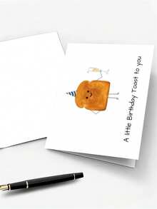 1 thiệp chúc mừng sinh nhật hài hước/ Thiệp chúc mừng sinh nhật cá nhân hóa/ Thiệp chúc mừng sinh nhật vui nhộn "Chúc mừng sinh nhật bạn"/ Thiệp chúc mừng sinh nhật cá nhân hóa mang ý nghĩa chữa lành, thích hợp làm quà tặng sinh nhật vui nhộn cho bạn bè và gia đình (Bao gồm 1 thiệp/1 phong bì, kích thước 4.3" x 6.3") - Kiểu A - Xem 3