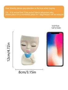 1 chậu cây trang trí bằng nhựa hình cô gái uống cà phê, bình hoa và cây mọng nước sáng tạo, phù hợp với phong cách trang trí nhà và vườn Bohemian, tuyệt vời cho sân hiên, lối vào và phòng ngủ, chậu cây điêu khắc bằng nhựa duyên dáng, trang trí nhà cửa, trang trí văn phòng. - Bộ sưu tập cà phê - Xem 7