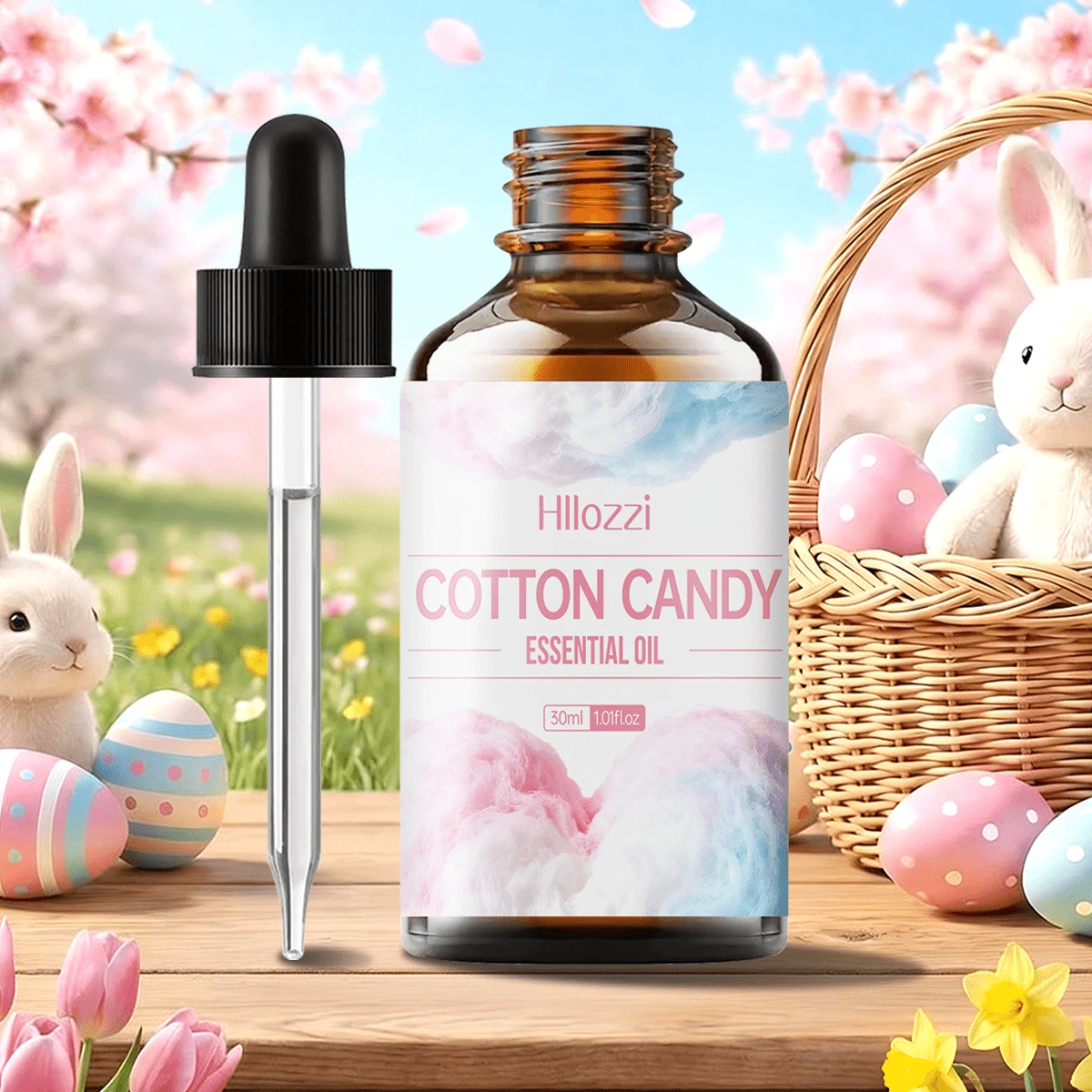 Hllozzi棉花糖香氛精油 30毫升/1.01液盎司，持久留香，清新甜美，适用于香薰机、车载空气清新剂、瑜伽等多种场合，方便携带。随时随地享受棉花糖的甜美香气。也是一款很棒的女士香水和礼品。