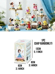 POP MART 迪士尼公主创意世界系列盲盒人偶 - 12 款常规版 + 1 款隐藏版，包含经典迪士尼公主，如奥罗拉、贝儿、灰姑娘、爱丽儿、茉莉、乐佩、莫阿娜、花木兰、白雪公主、蒂安娜、宝嘉康蒂、梅莉达，置于梦幻般的奇幻场景中，采用优质 PVC 材质，做工精良，充满童话主题和引人入胜的故事场景，是迪士尼粉丝、盲盒收藏家和公主爱好者的理想之选，非常适合房间装饰、桌面摆件、生日礼物等。 - 彩色 - 查看 15
