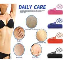 1pc African Bath Towel Exfoliating Scrubber, Nylon Material Sauna Bathing Towel Can Be Extended To 100CM, Deep Cleansing Sweat Towel - View 4