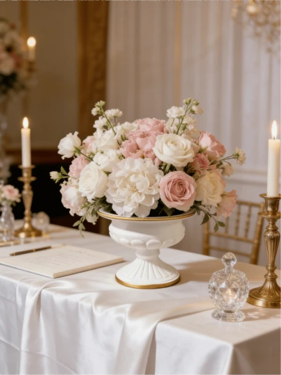 A Roman Column Resin Vase With A Stylish And Elegant Classic Design, Ideal For The Wedding Season. Suitable For Wedding Decorations, Table Centrepieces, Signing Tables, Dessert Tables, And Main Table Arrangements, It Adds A Touch Of French Softness And Sophistication To Your Wedding, Making Every Wedding Photograph Naturally Atmospheric[Eos].