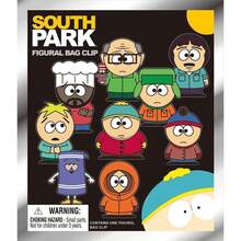 SOUTH PARK 1个南方公园官方授权盲盒3D立体人偶包夹挂件，包含斯坦、凯尔、埃里克、肯尼、厨师等动漫人物，可作钥匙扣收藏品，适用于开云集团背包装饰 - 彩色 - 查看 5