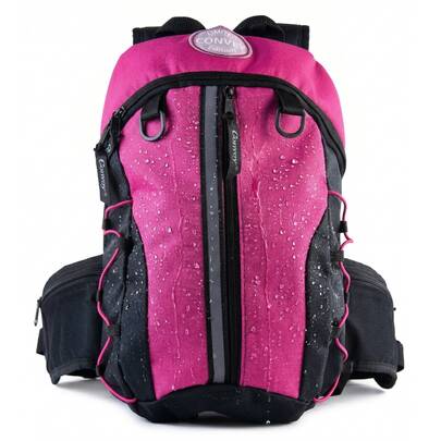 Mochila leve para ciclismo e corrida, 10L, 40x26x9 cm – Bolsa esportiva impermeável com compartimento para bolsa de hidratação, elementos refletivos de e costas em tela respirável.