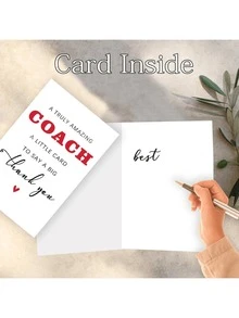 感谢卡，篮球/足球教练退休生日礼物，男女教练均适用 - A - 查看 3