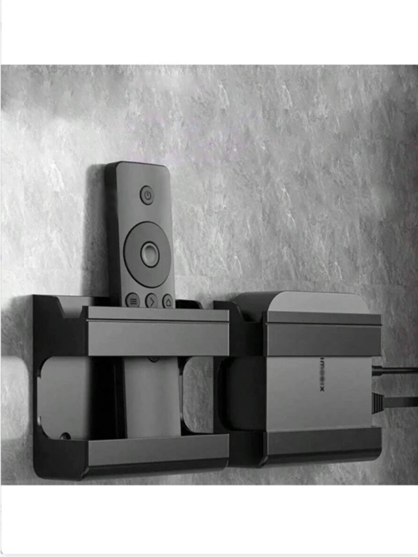 Bộ 2 kệ treo tường đa năng, giá đỡ điện thoại treo tường, giá xem video trên điện thoại, giá đựng điều khiển từ xa, thích hợp cho phòng ngủ, phòng tắm, phòng khách, nhà bếp. - Nhiều màu - Xem 1
