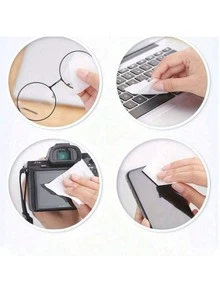 100件/套眼镜清洁用品，包括镜片清洁布、镜片清洁湿巾、镜片清洁液、镜片清洁布、镜片清洁湿巾、镜片清洁布、镜片清洁布、屏幕清洁布、眼镜清洁旅行套装、小包装清洁湿巾。（两种包装随机发货） - 彩色 - 查看 5