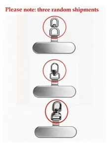 Alloy Lanyard Gasket 360° Rotatable Stainless Steel Phone Hook Metal Washer Secures Phone Lanyard Spring Gift - Multicolor - View 15