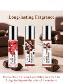 10ml 巧克力麝香、香草椰子、新鲜覆盆子精油滚珠香水、滚珠香水油、女士指甲护理礼品、按摩油、身体油、持久留香、香薰精油扩散器、护肤礼品 - 10ml - 查看 1