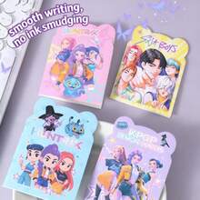 K-Pop 女团猎魔系列笔记本，适合学生课堂笔记 - 彩色 - 查看 4