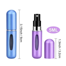 Refillable Perfume Atomizer Travel,8Pcs 5ML Portable Mini Pocket Perfume Atomizer Bottle Spray For Travel Accessories Tin Canister Organiser - 查看 3