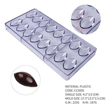 34pcs Chocolate Mold Set With 100pcs Chocolate Lollipop Sticks, Home Kitchen Chocolate Candy Baking Tools, Pastry Making Supplies - Clear - View 37