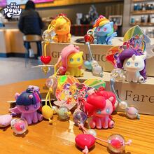 MY LITTLE PONY 1个3D立体钥匙扣，可爱卡通包包挂饰，带珠子和爱心装饰，适合女孩的精美节日礼物，卡通汽车钥匙扣，吊坠饰品，书包挂饰，精致小礼物，是节日、聚会、日常娱乐和返校季送给朋友、同学、家人和同事的完美礼物。 - 彩色 - 查看 6