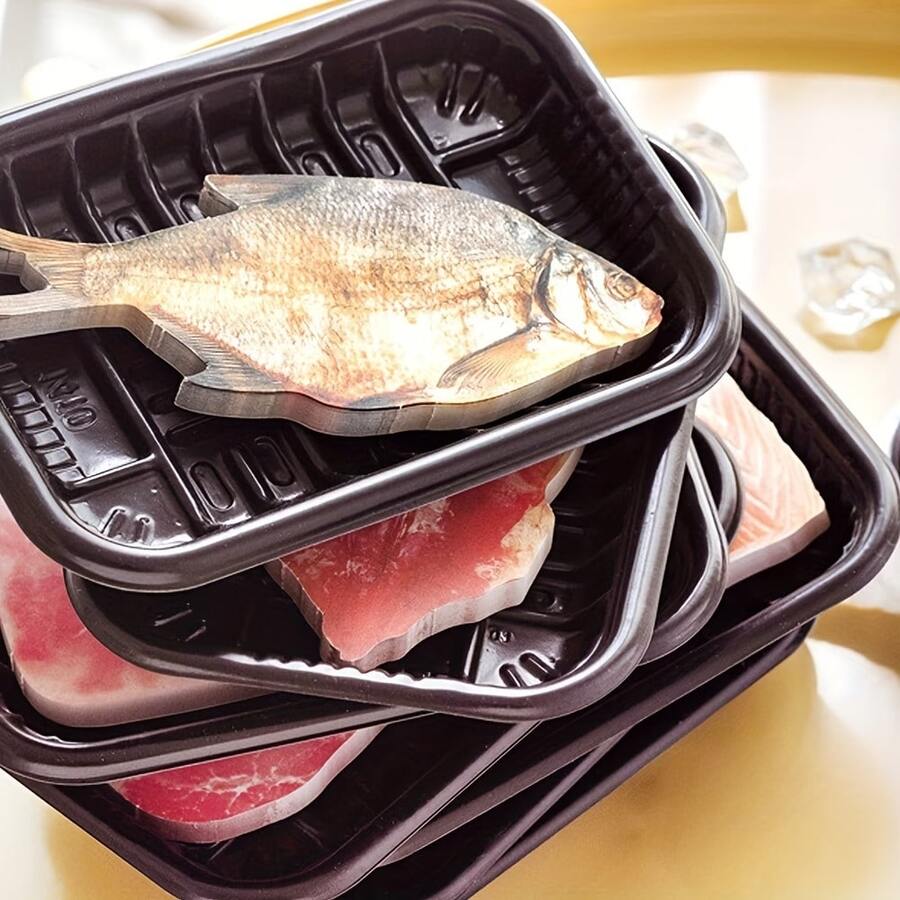 1pc Funny Food-Themed Sticky Notes, Reusable Memo Pad Suitable For Office, Writing, Various Styles