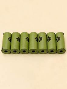 10 Rolls/150pcs Random Lavender Scented Dog Poop Bags, Extra Thick Leakproof, Pet Waste Management, Foldable Square Design - Multicolor - View 4