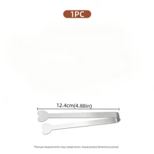 半件套不锈钢吐司架，带心形糖夹、面包展示架和食物夹，厨房用具，适合早餐、烘焙和返校季使用 - - - 查看 9