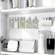 Giá đựng gia vị điều chỉnh được, không cần khoan, phù hợp với tủ bếp, bàn trang điểm, tủ quần áo, phòng tắm, có thể tùy chỉnh. - Nhiều màu - Xem 3