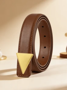 Thắt lưng nữ kiểu dáng tối giản, đa năng, mang hơi hướng retro, phù hợp với quần jeans và quần tây thường ngày. - Nhiều màu - Xem 4