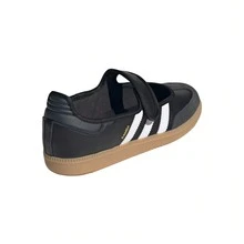 Adidas Samba Jane White Black Gum Women's JR1402 | Retro Heritage Style, Timeless Silhouette - 黑色 - 查看 5