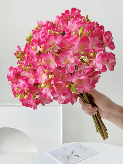 1/4/8pcs Artificial Jasmine Flowers, 40cm Fake Flowers For Wall, Living Room, Bedroom, Wedding, Party Decor, Tabletop Filler, Home, Desktop Decor, Kitchen, Wedding, Tabletop, Centerpiece, Office, Garden, Outdoor, House, Yard Decoration, Suitable For Spring, Summer, Autumn, Winter