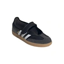 Adidas Samba Jane White Black Gum Women's JR1402 | Retro Heritage Style, Timeless Silhouette - 黑色 - 查看 4