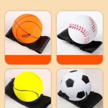 Elastischer Handgelenksball mit Seil, Fitness-Ball Schwungball für Koordinationsübungen, Spielzeug für Mittelalte und Senioren - Verschiedenfarbig - Übersicht 1