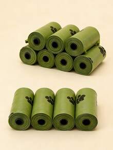 150 túi/10 cuộn túi đựng phân chó mùi oải hương ngẫu nhiên, siêu dày, chống rò rỉ, quản lý chất thải thú cưng. - Nhiều màu - Xem 2